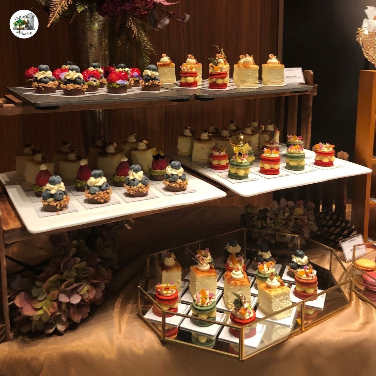 台中彰化到府外燴推薦|開幕活動 buffet 多款精緻甜點擺盤