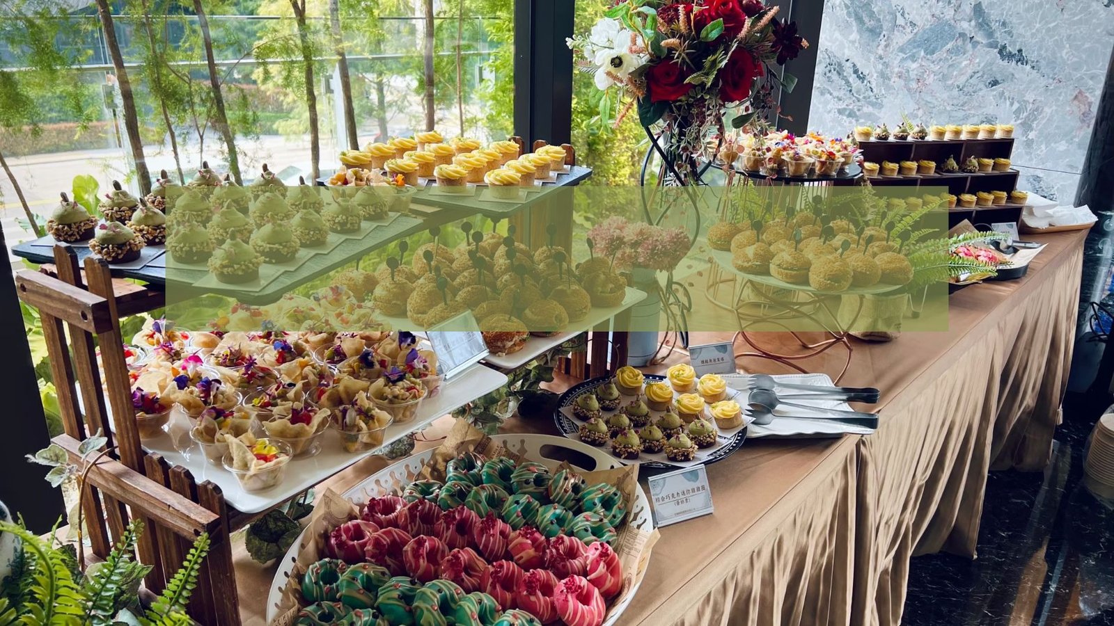 精緻外燴自助餐、戶外婚禮buffet、開幕茶會一站式規劃