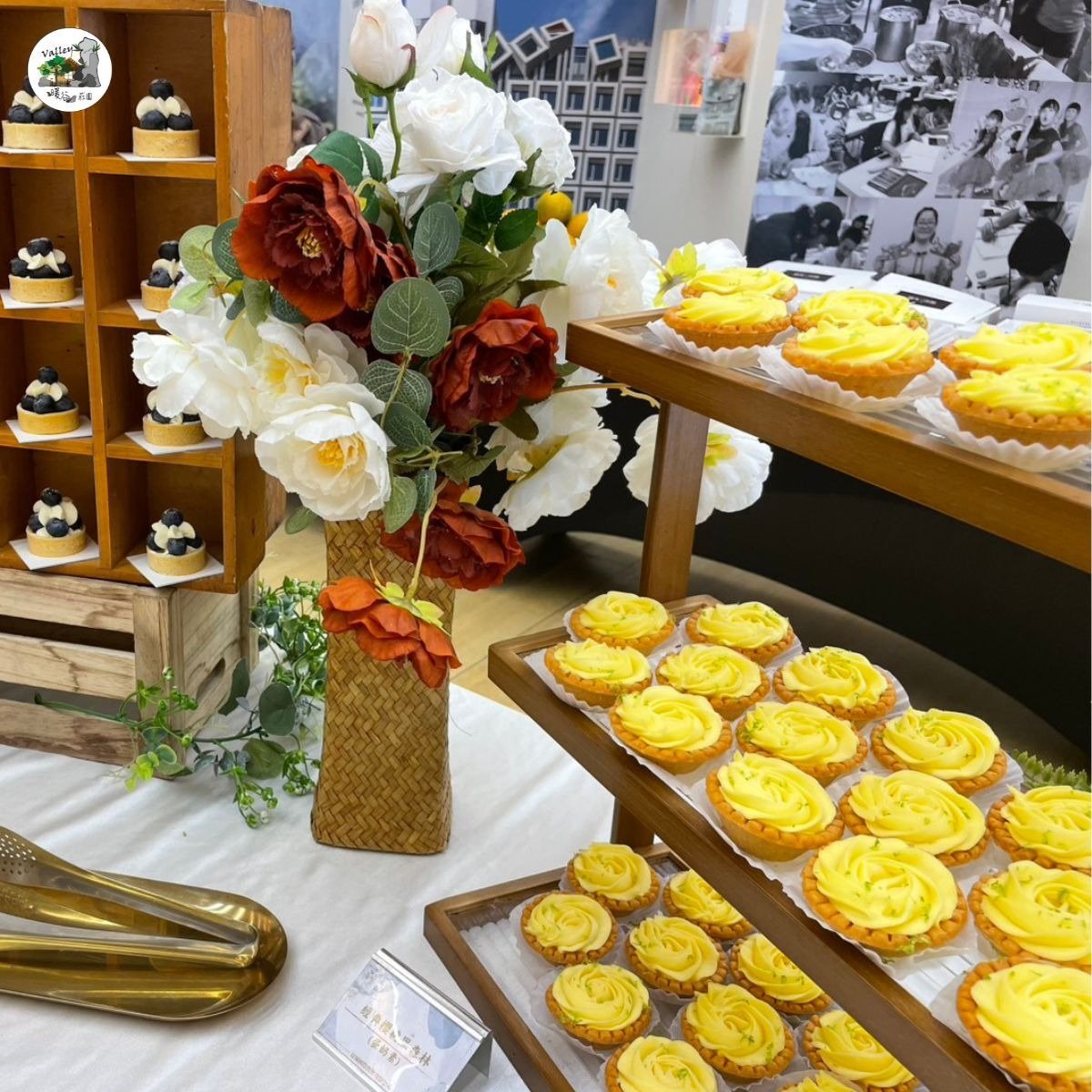 台中彰化到府外燴推薦|尾牙餐會甜點與花藝佈置細節展示
